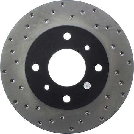 Centric Parts SPORT CROSS DRILLED BRAKE ROTOR 128.42041R